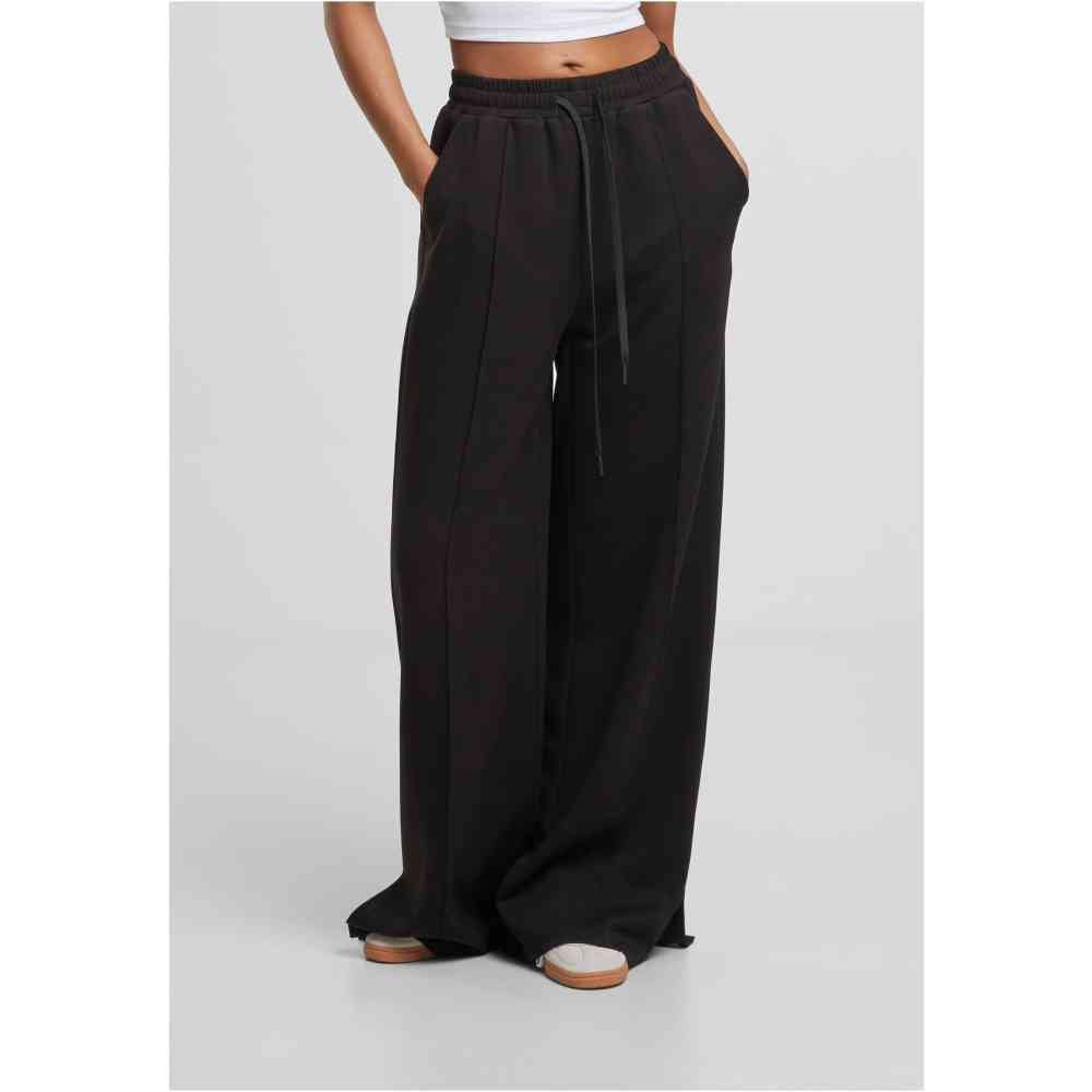 Urban Classics - Soft Touch Palazzo pantalon - Noir